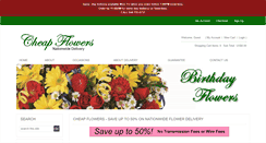 Desktop Screenshot of cheapflowers.com